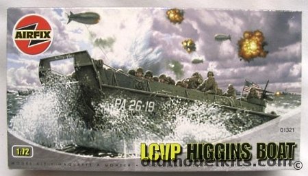 Airfix 1/72 LCVP Higgins Boat Landing Craft, 01321 plastic model kit